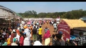 चलित प्याऊ बुझा रहा शिव पुराण सुनने आए श्रोताओं की प्यास