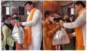 बोल बम सेवा एवं कल्याण समिति के द्वारा किया जा रहा जरुरतमंदो की मदद