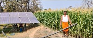 छत्तीसगढ : सौर सुजला योजना से किसानों की बढ़ रही आय