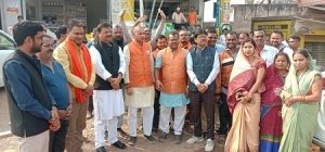 मुंगेली जिला संगठन प्रभारियों का नवागढ़ में हुआ भव्य स्वागत