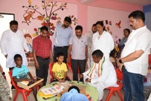 प्रभारी मंत्री  कवासी लखमा ने एजुकेशन सिटी का लिया जायजा
