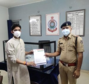 असंगठित कामगार काँग्रेस ने भाजपा नेताओं के खिलाफ पुरानी बस्ती थाने में दर्ज कराई एफ.आई.आर.