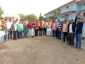 किसान मोर्चा जिलाध्यक्ष बबलू राजपूत का नवागढ़ के कार्यकर्ताओं ने किया स्वागत