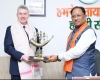 मुख्यमंत्री विष्णु देव साय से आस्ट्रेलिया के महावाणिज्य दूत बर्नार्ड लिंच ने की सौजन्य मुलाकात