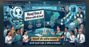 भिलाई निगम में डिजिटल क्रांति की तैयारी: सीएम हेल्पलाइन 1076 और ई-ऑफिस प्रणाली को लेकर बड़ी बैठक, आयुक्त ने दिए पेपरलेस कार्य के निर्देश