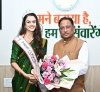 मुख्यमंत्री साय से मिस यूनिवर्स छत्तीसगढ़ डॉ. अंजली पवार ने की सौजन्य मुलाकात