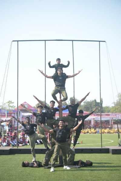 नारायणपुर के मलखम्भ खिलाड़ियों ने बस्तर ओलम्पिक में किया हैरतअंगेज प्रदर्शन