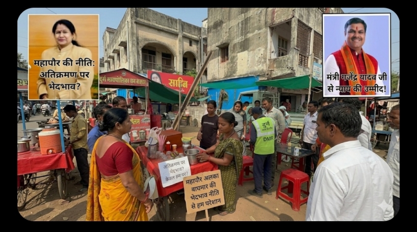 “महापौर अलका बाघमार पर भेदभाव के गंभीर आरोप, मंत्री गजेंद्र यादव की चुप्पी के बीच प्रताड़ित परिवार ने दी सामूहिक आत्महत्या की चेतावनी”