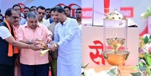 विकसित भारत के संकल्प से जगमगाया जशपुर ,  पर्यटन मंत्री राजेश अग्रवाल के नेतृत्व में निकली &lsquo;सेवा ज्योति यात्रा&rsquo;; रणजीता स्टेडियम में हुई विकसित भारत संकल्प सभा, 2047 तक विकसित राष्ट्र निर्माण में सक्रिय भागीदारी का लिया संकल्प