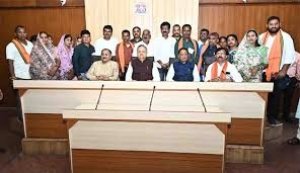 राजनांदगांव के नागरिक प्रतिनिधिमंडल ने की मुख्यमंत्री से सौजन्य भेंट:प्रयास विद्यालय, नालंदा परिसर सहित विभिन्न विकास कार्यों के लिए जताया आभार