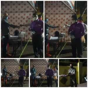 दंतेवाड़ा में छत्तीसगढ़ के प्रथम मुख्यमंत्री अजीत जोगी जी के पुण्यतिथि पर कोरोना वारियर को बाटे गए जूस स्नैक्स और मास्क