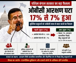 पश्चिम बंगाल में ओबीसी आरक्षण पर बड़ा फैसला