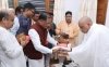 मुख्यमंत्री  विष्णु देव साय गुरु पूर्णिमा के अवसर पर रायगढ़ जिले के ग्राम बनोरा स्थित अघोर गुरुपीठ में गुरु दर्शन के लिए पहुंचे