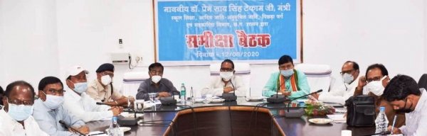 नगर पालिका क्षेत्र जशपुर में केबल टी.व्ही. के माध्यम से  2200 बच्चों को शिक्षा