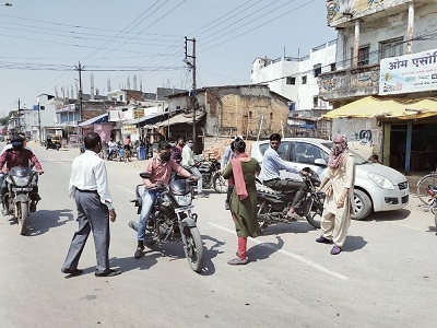 मास्क नहीं पहनने वालों के खिलाफ चालानी की कार्रवाई जारी, नगरपालिका सक्ती में 1454 लोगों के खिलाफ 1.45 लाख रुपए का जुर्माना,