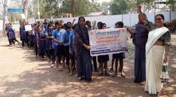 गौरेला पेंड्रा मरवाही : पोषण पखवाड़ा शुरू : जागरूकता के लिए निकली रैलियां