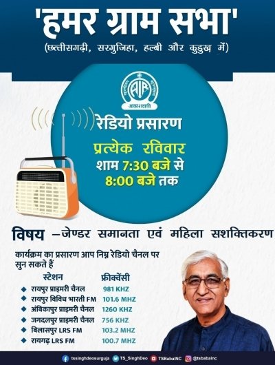 &lsquo;हमर ग्रामसभा&rsquo; अब छत्तीसगढ़ी के साथ हलबी, सरगुजिहा और कुड़ुख में भी