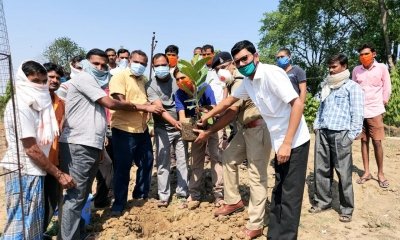 *विश्व पर्यावरण दिवस पर वृक्षारोपण कर लिया सुरक्षा का संकल्प*