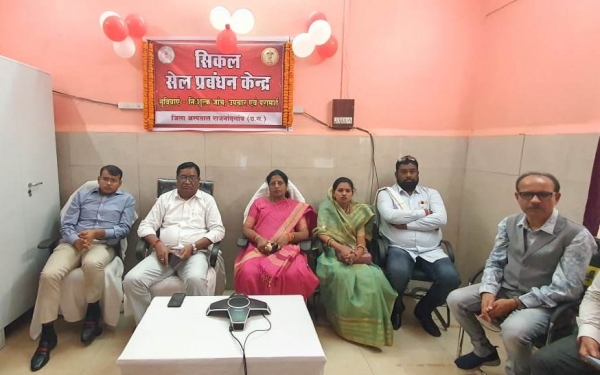 मुख्यमंत्री ने बसंतपुर स्थित जिला चिकित्सालय में किया सिकल सेल प्रबंधन केन्द्र का किया शुभारंभ