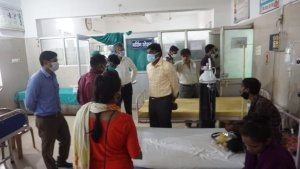 कोराना की थर्ड वेव को देखते हुए तेजी के साथ किया गया शास्त्री हॉस्पिटल में ऑक्सीजन प्लांट व अन्य तैयारियों का आयुक्त सर्वे ने लिया जायजा