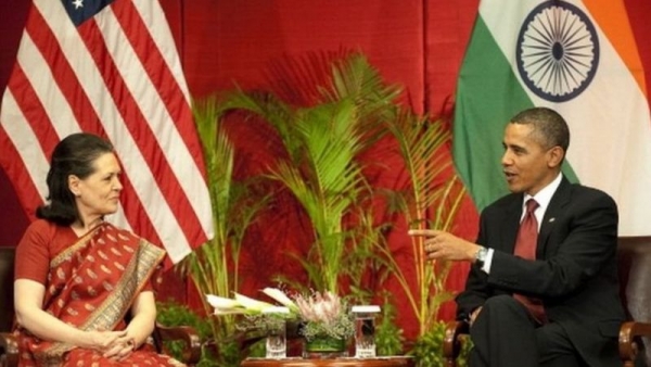 ओबामा " प्रोमिस लैंड " से सोनिया गांधी पर क्या लिखा है?