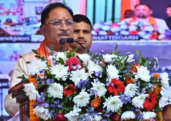 मुख्यमंत्री साय की पहली सार्वजनिक सभा :मुख्यमंत्री के पहले संबोधन में नजर आई भावी छत्तीसगढ़ की तस्वीर