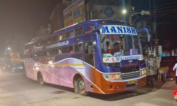 *लापरवाही पूर्वक बस चला रहे मनीष ट्रेवल्स के चालक पर पर हुआ कार्यवाही