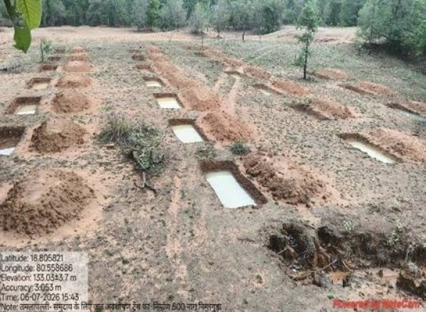 मनरेगा से बदली निम्मलगुड़ा की तस्वीर : 500 जल अवशोषण ट्रेंच से बढ़ा भू-जल स्तर, 1,801 मानव-दिवस का मिला रोजगार