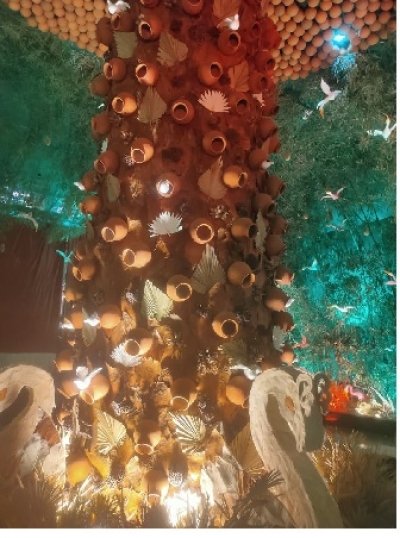 तारापीठ के मनोकामना मंदिर की तर्ज पर सजेगा भव्य गणेश पंडाल