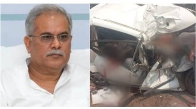 मुख्यमंत्री ने बालोद जिले के सड़क हादसे में पांच लोगों  की मृत्यु पर गहरा दुःख प्रकट किया