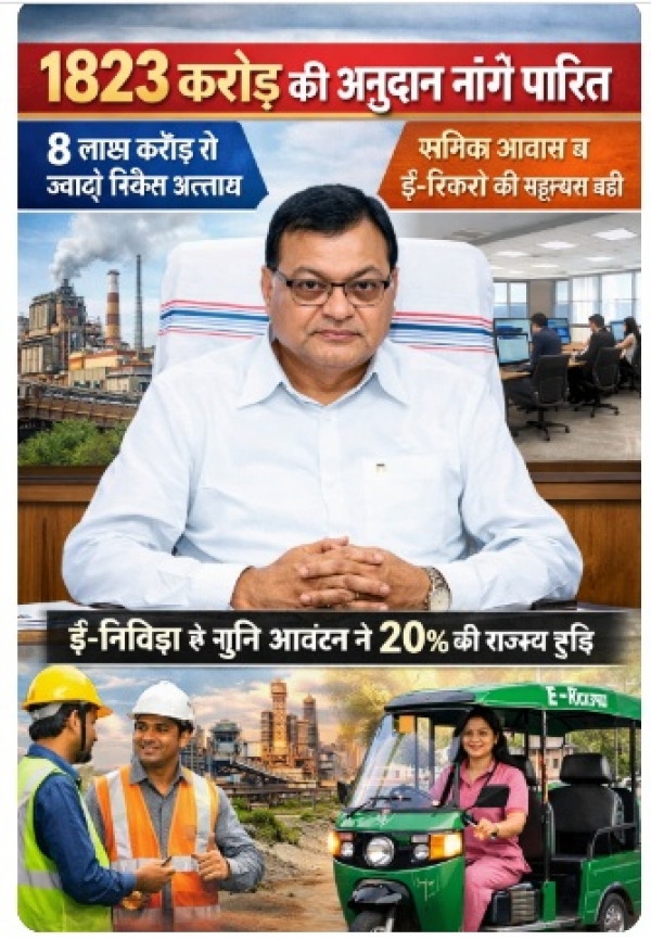 औद्योगिक विकास को मिलेगी रफ्तार: मंत्री लखनलाल देवांगन के विभागों के लिए 1823 करोड़ से अधिक की अनुदान मांगें पारित