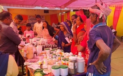 ग्राम कोलिहापुरी में विकासखंड स्तरीय निःशुल्क आयुष चिकित्सा शिविर आयोजित