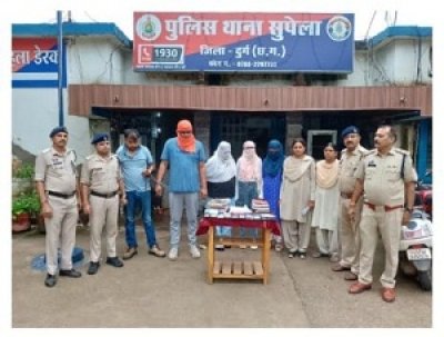 भिलाई स्पा सेंटर की आड़ में अनैतिक देह व्यापार का पर्दाफाश