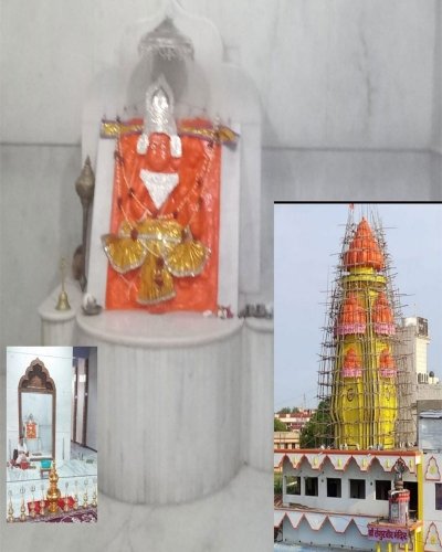 आज लंगूरवीर मंदिर के शिखर पर चढेगा कलश