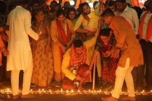 हजारों भक्तों ने शहर के 151 मंदिरों से निकाली भव्य ध्वज यात्रा,देश भर से आई झांकी रही आकर्षण का केंद्र
