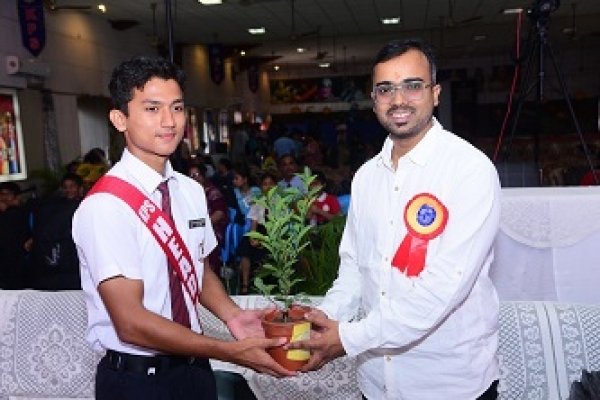 &quot;कृष्णा पब्लिक स्कूल, नेहरू नगर भिलाई में प्रज्ञोत्सव के दूसरे दिन तालवाद्ययंत्रों की झंकार &quot;