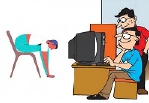 कंप्यूटर पर 8 घंटे कार्य करने के 10 नुकसान, 5 बचाव और 10 योगा टिप्स..