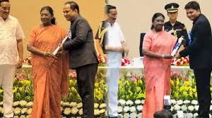 राष्ट्रपति मुर्मु ने राष्ट्रीय जल पुरस्कार प्रदान किए; जल संरक्षण में उत्कृष्ट कार्य के लिए रायपुर जिला देश में अव्वल